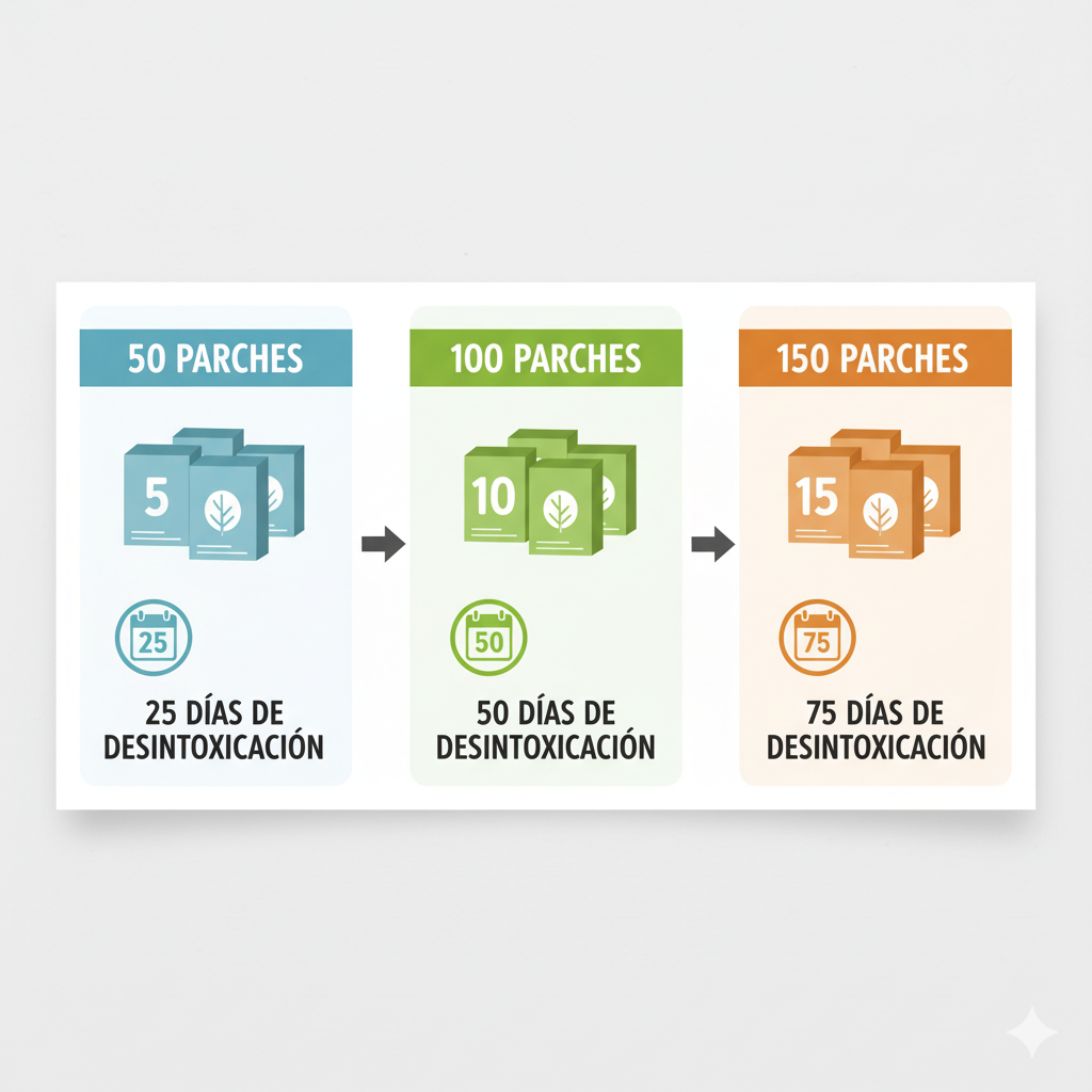 (Pack 5 cajas)🔥 Parches Kinokis para pie 🔥10 unid por caja